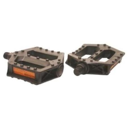 Big Roc Tools Nylon Pedal Set - Black- 100 x 105 mm- 2 x 9 in. 57PTU909B